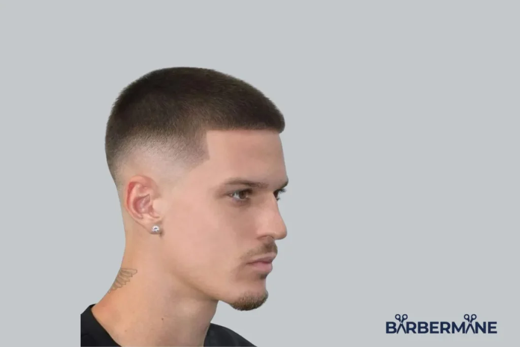 Buzz -Cut-with-Mid-Fade
