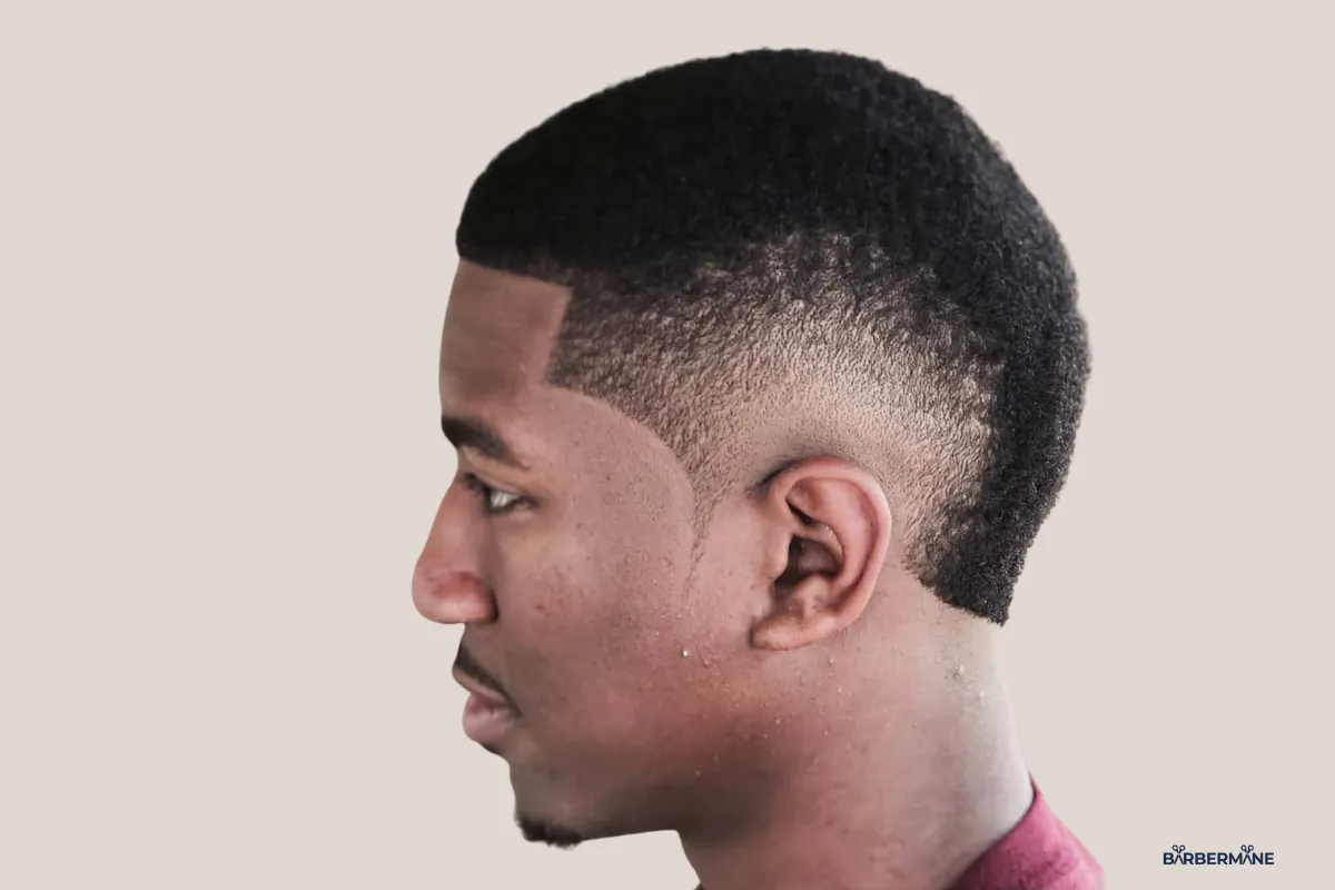 Buzz Cut with Mid Taper Fade