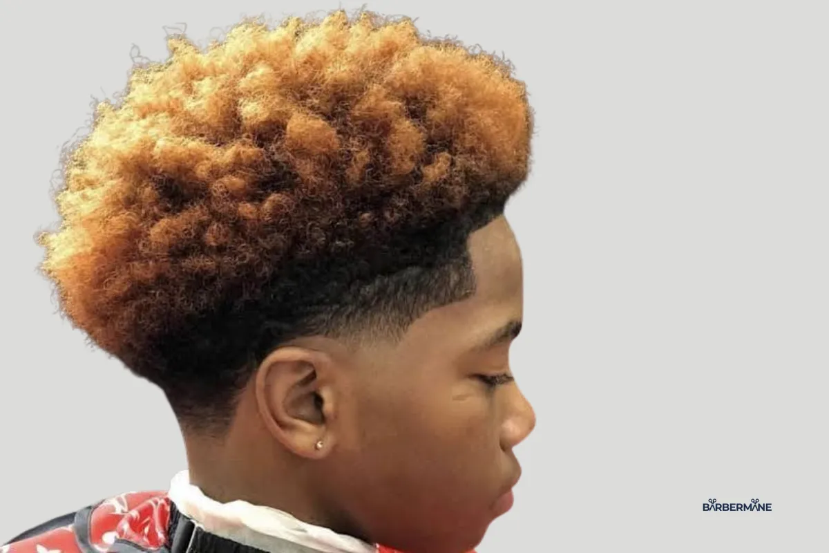 Dyed-Tips-with-Mid-Taper-Fade