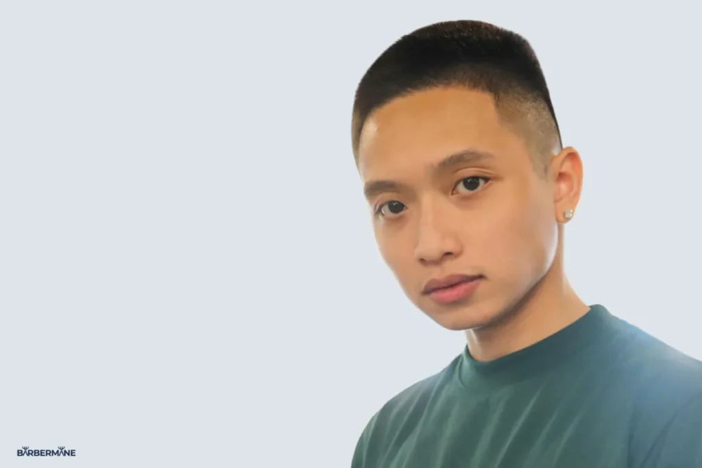 Buzz-Cut-for-Asian-Men-with-Receding-Hairline