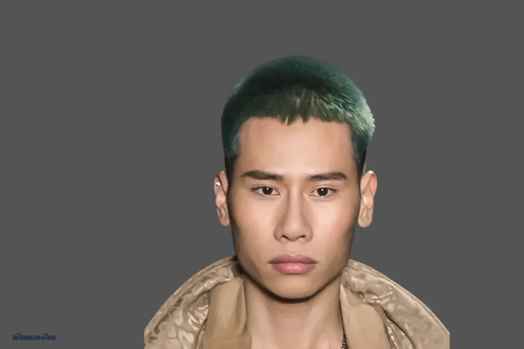 Buzz-Cut-with-Colored-Highlights