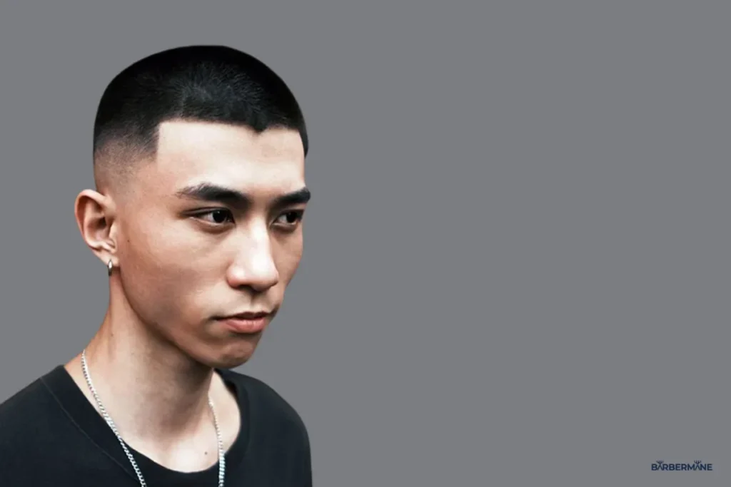 Buzz-Cut-with-Mid-Fade