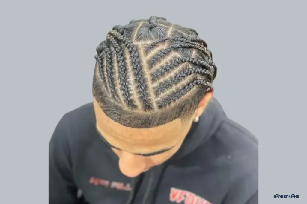 Cornrows-Fishtail-Fade