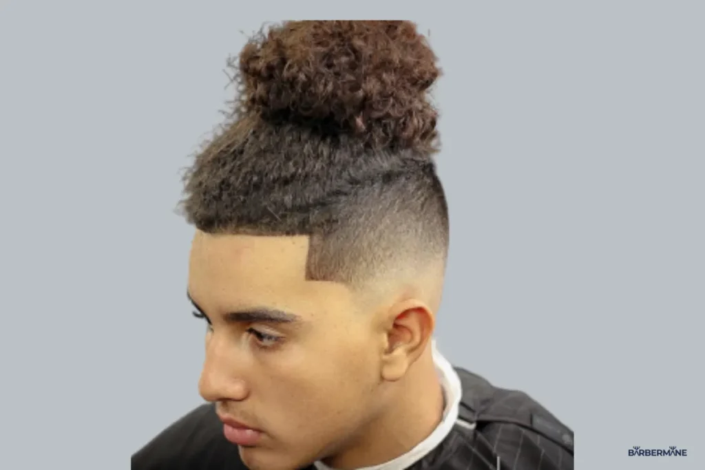 Man-Bun-with-Fade