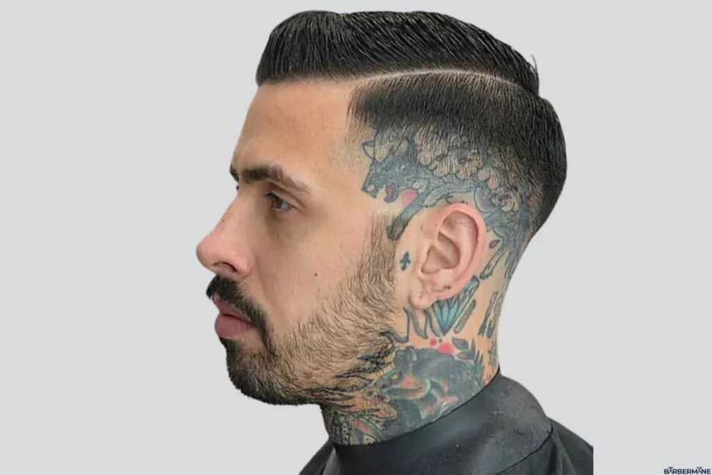Fade-with-Hair-Tattoos-and-Hard-Parts