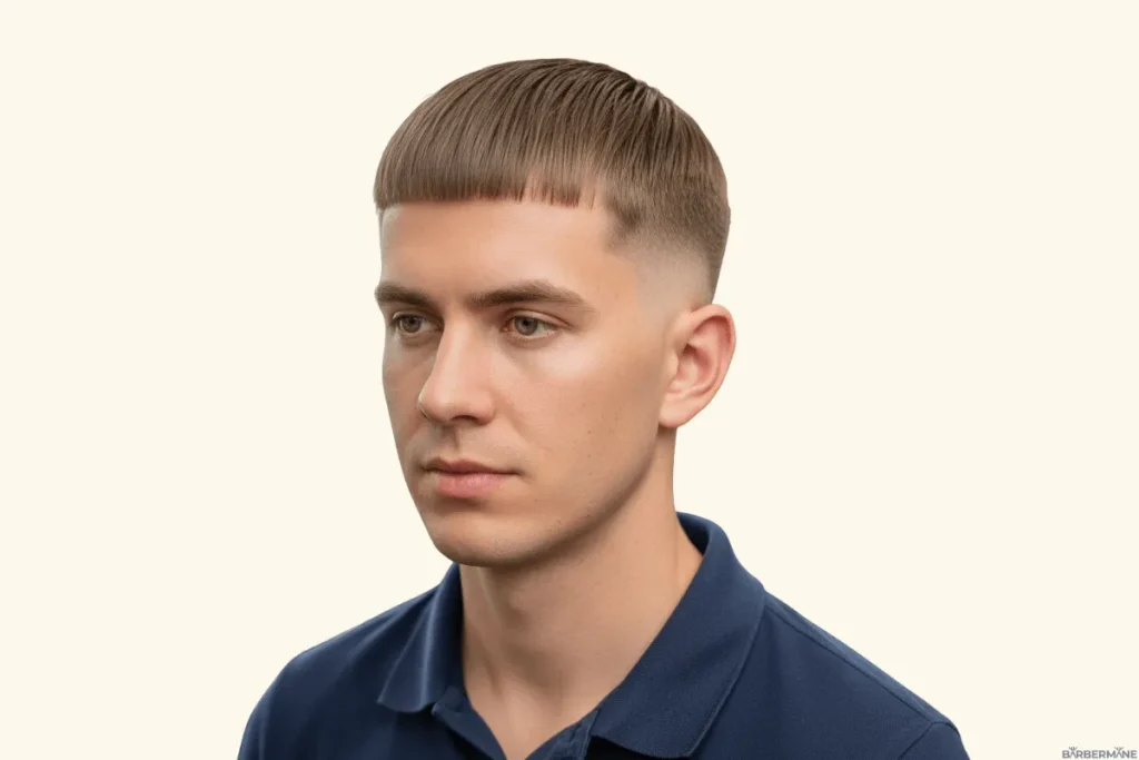 Brushed-Forward-Caesar-with-Short-Sides