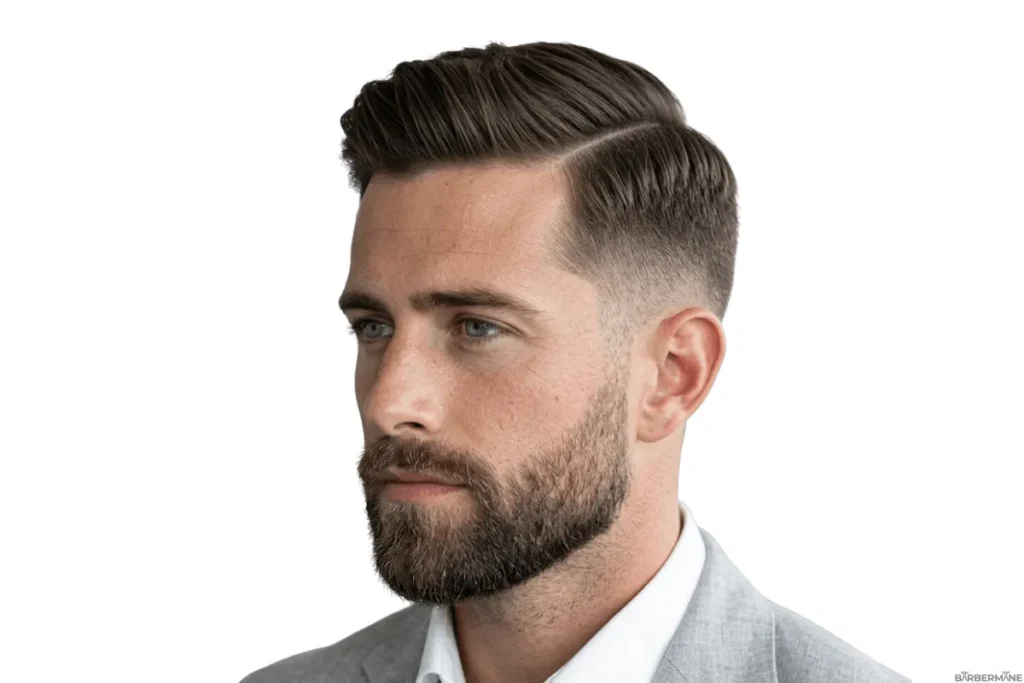 Low-Taper-Fade-with-Side-Part