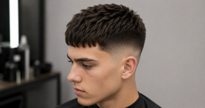 French crop fade