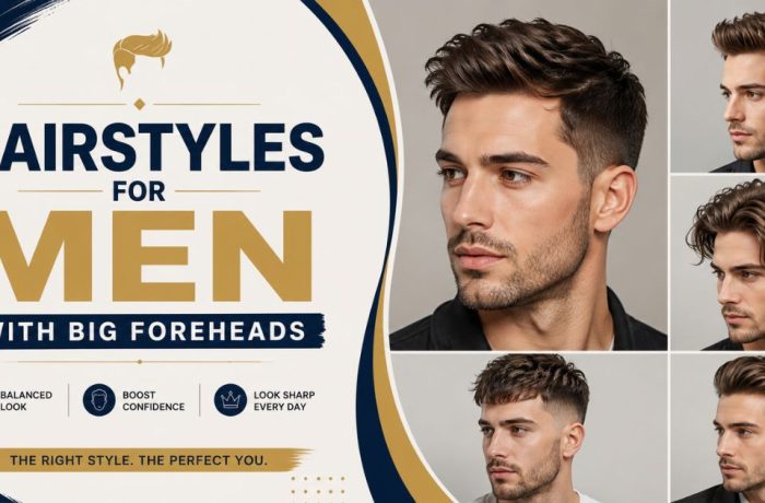 Hairstyles For Men with Big Foreheads