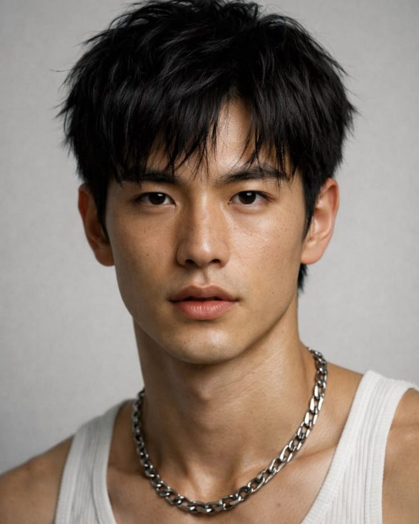 Low Maintenance Short Asian Haircut Male