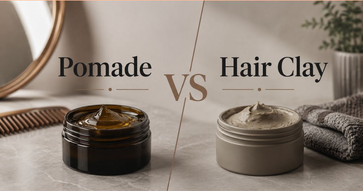 Pomade vs Hair Clay